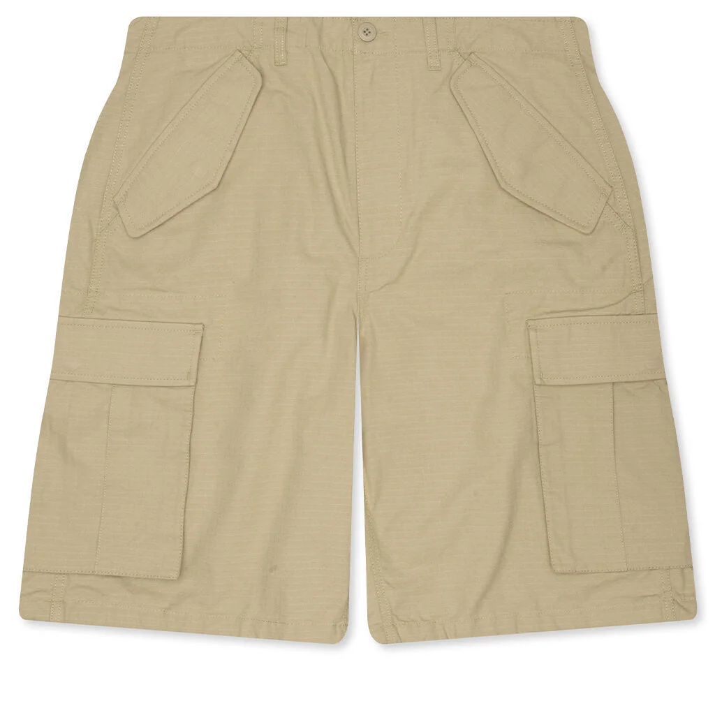 CARGO RIPSTOP SHORT - KHAKI - 1