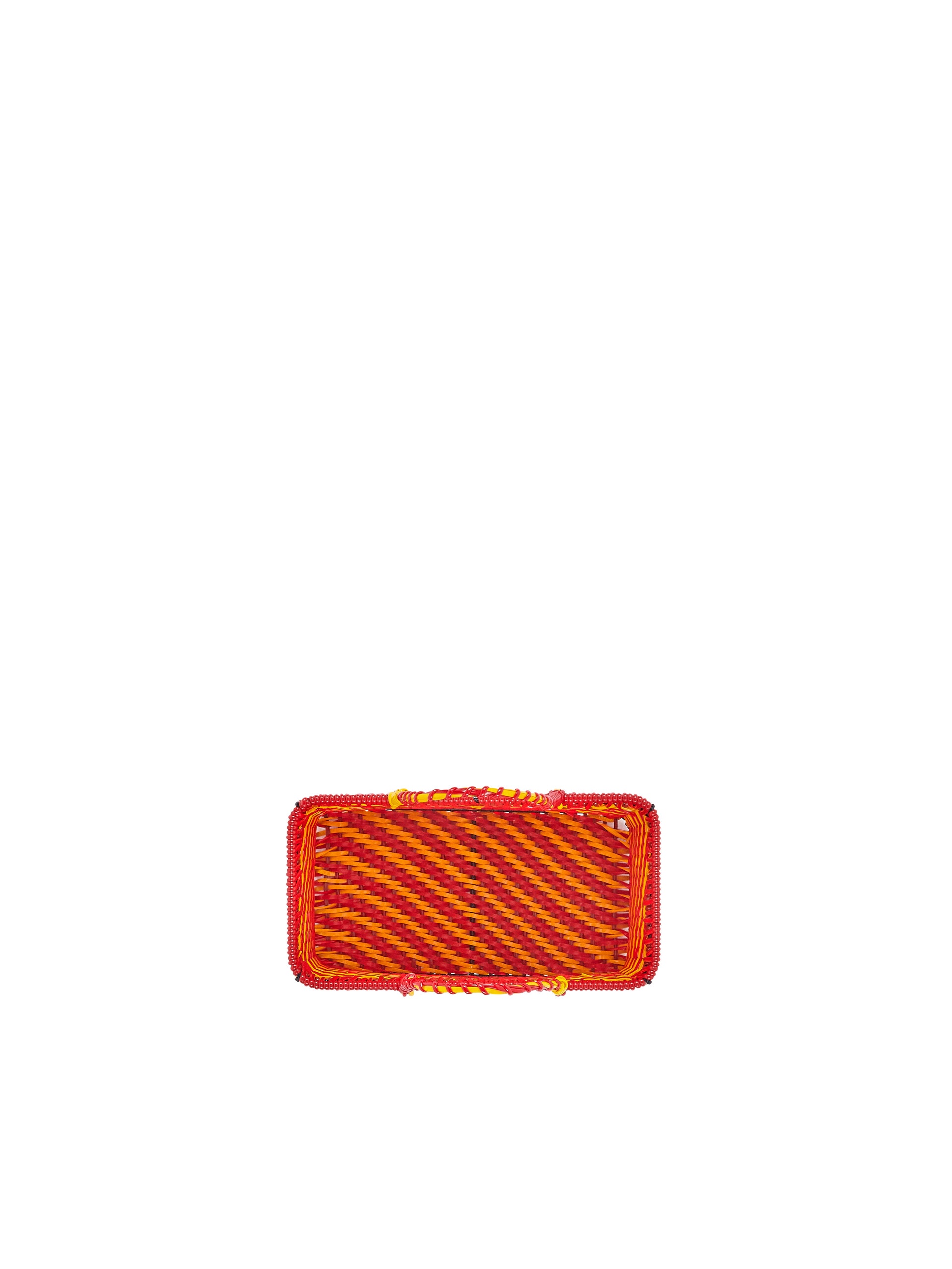 MARNI MARKET ORANGE AND RED BASKET - 4