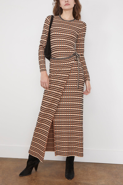 ULLA JOHNSON Anouk Dress in Track Tierra outlook