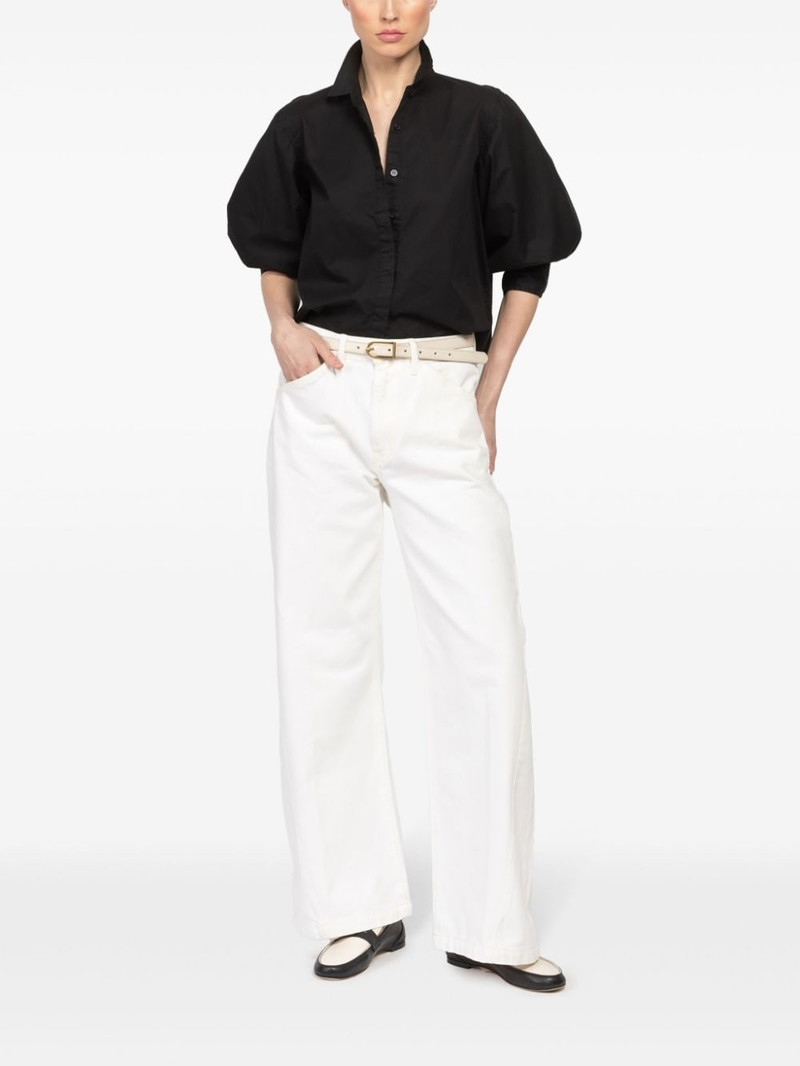 FRAME cotton wide-leg jeans outlook