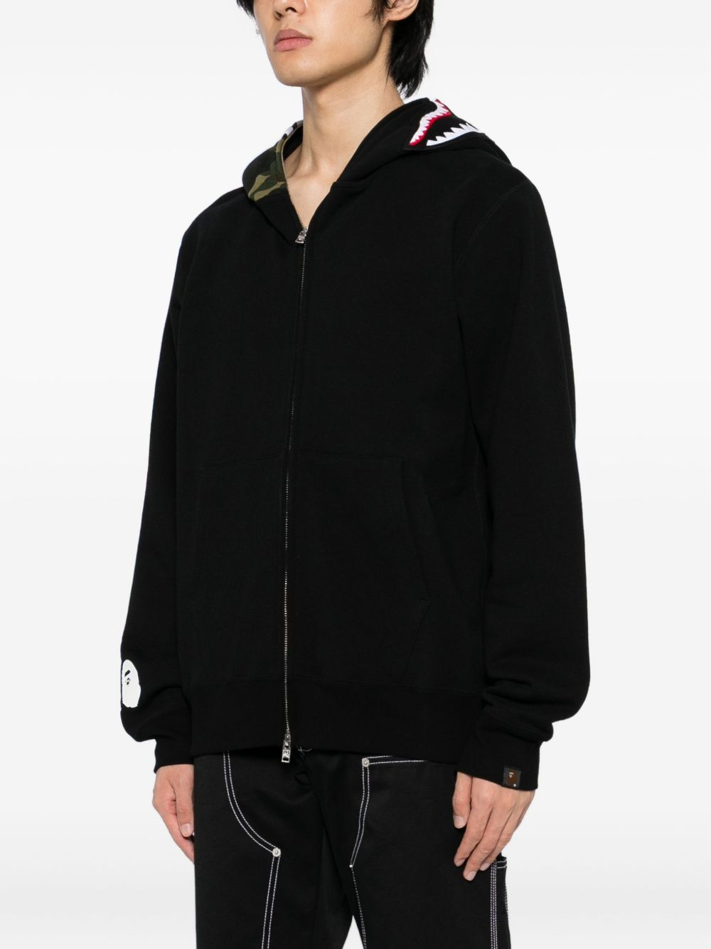 x Bape panel hoodie - 3