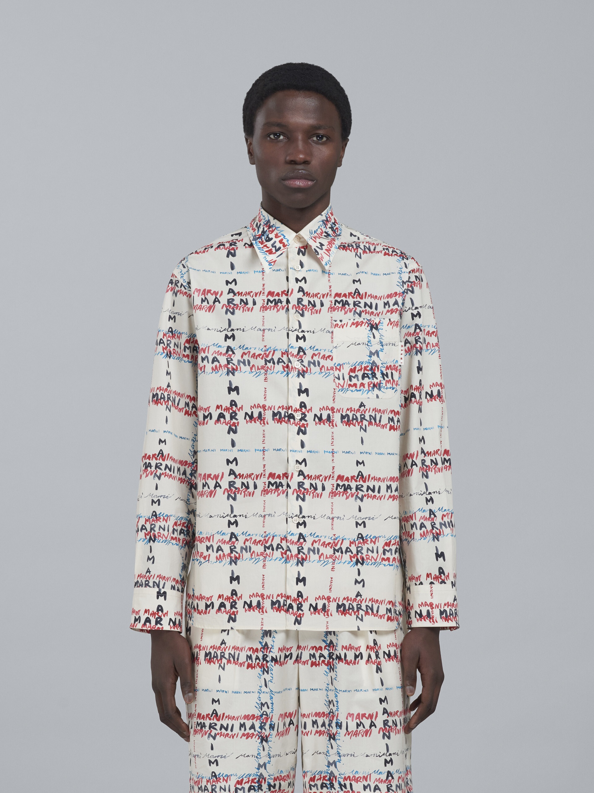 CROSSROADS PRINT POPLIN SHIRT - 2