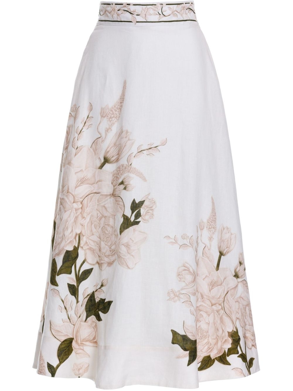 Bergamota Gardenia midi skirt - 1