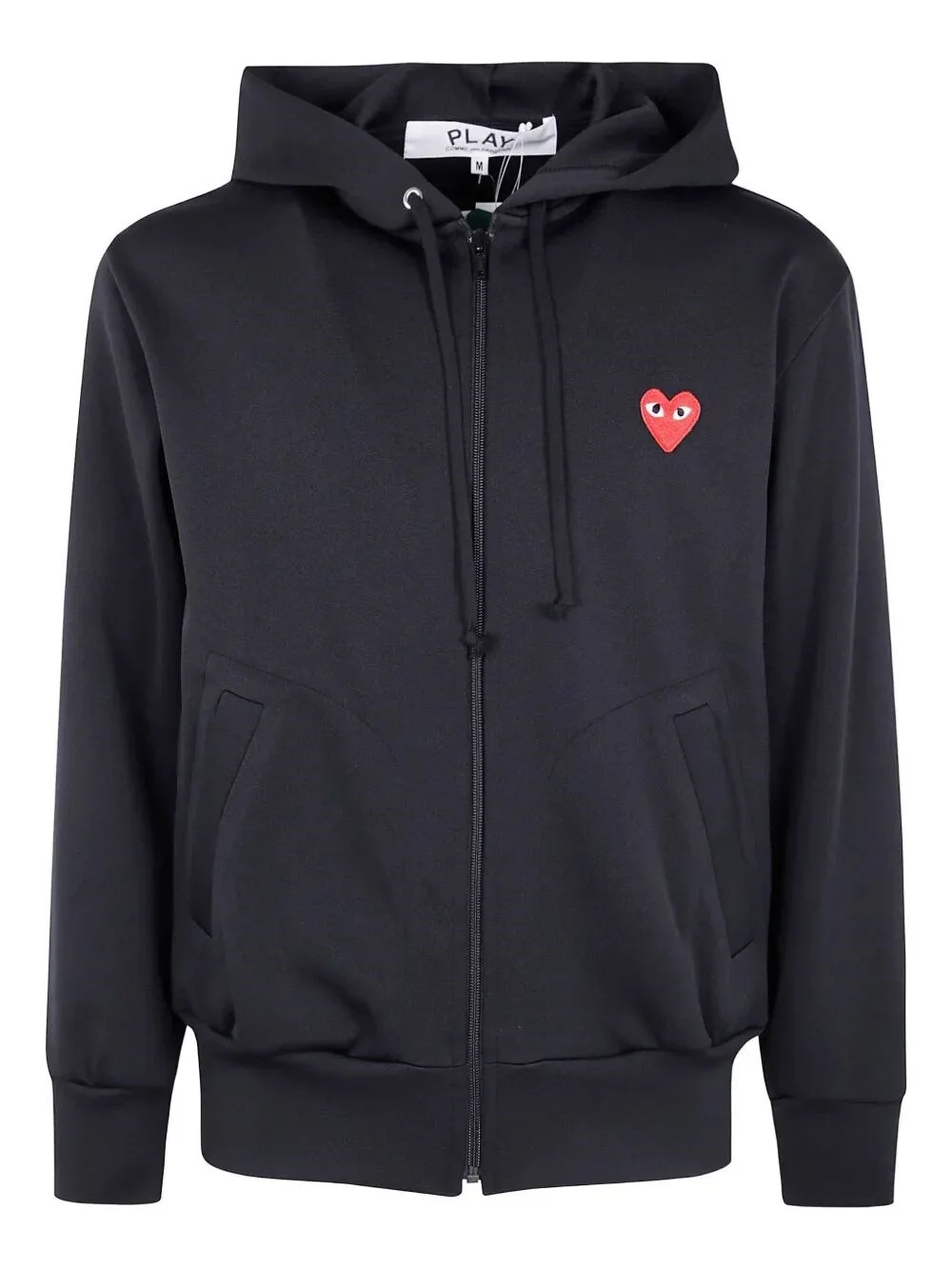 Introducing the "RED EMBLEM HEART" SWEATSHIRT from the iconic brand COMME DES GARCONS PLAY, a quinte - 1