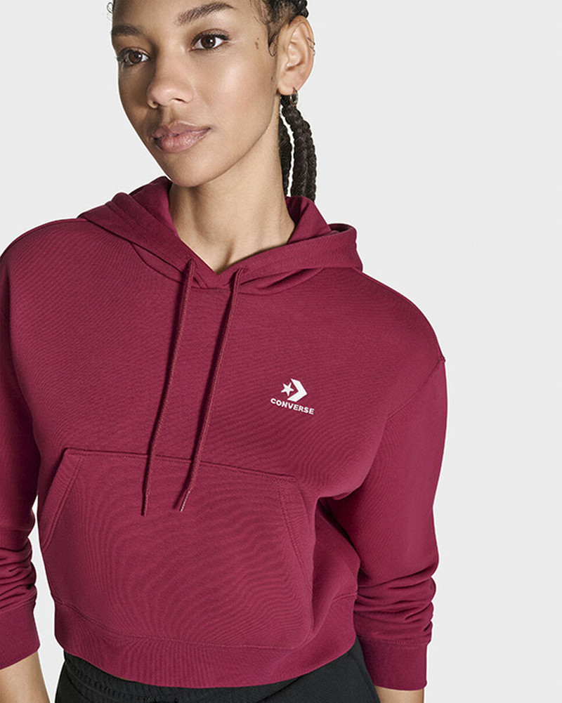 Star Chevron Cropped Hoodie 4