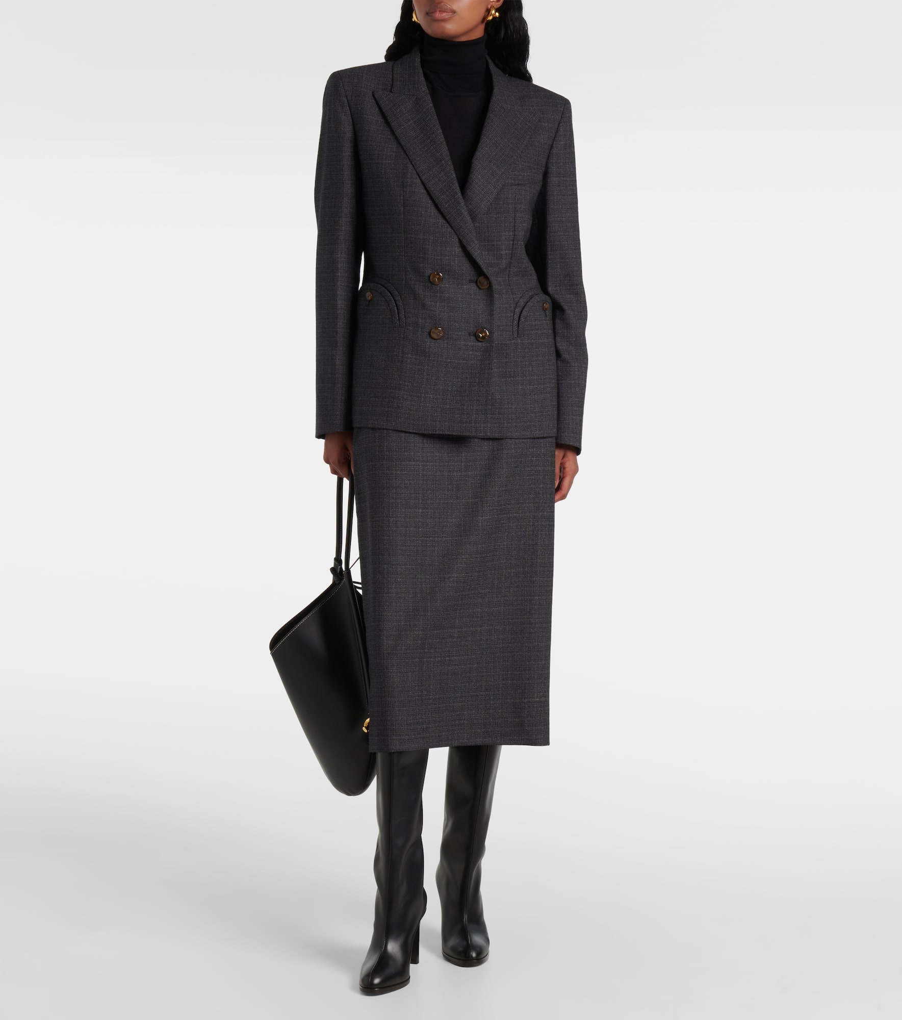 Hunley Charmer checked wool blazer - 2