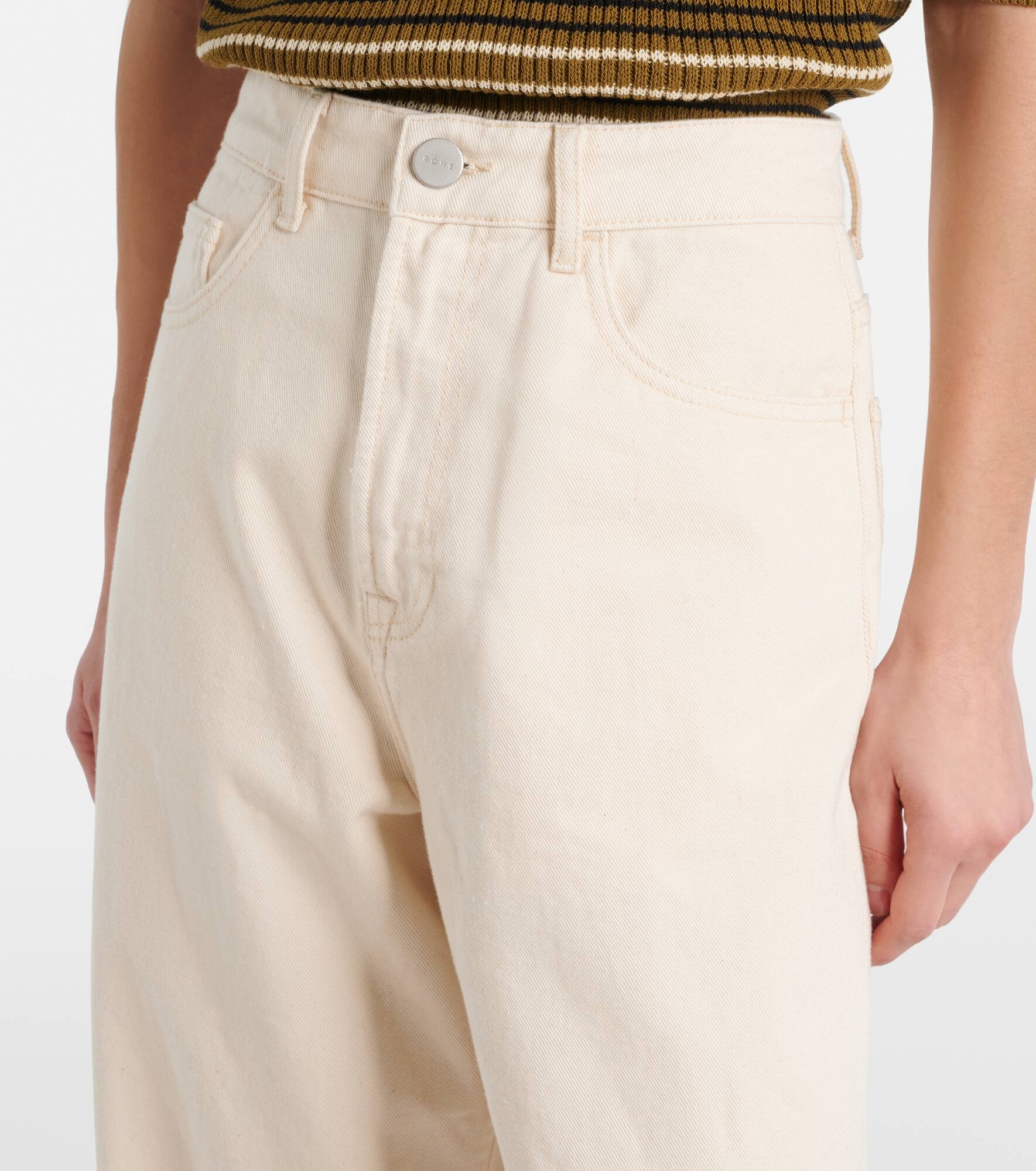 High-rise wide-leg jeans - 4