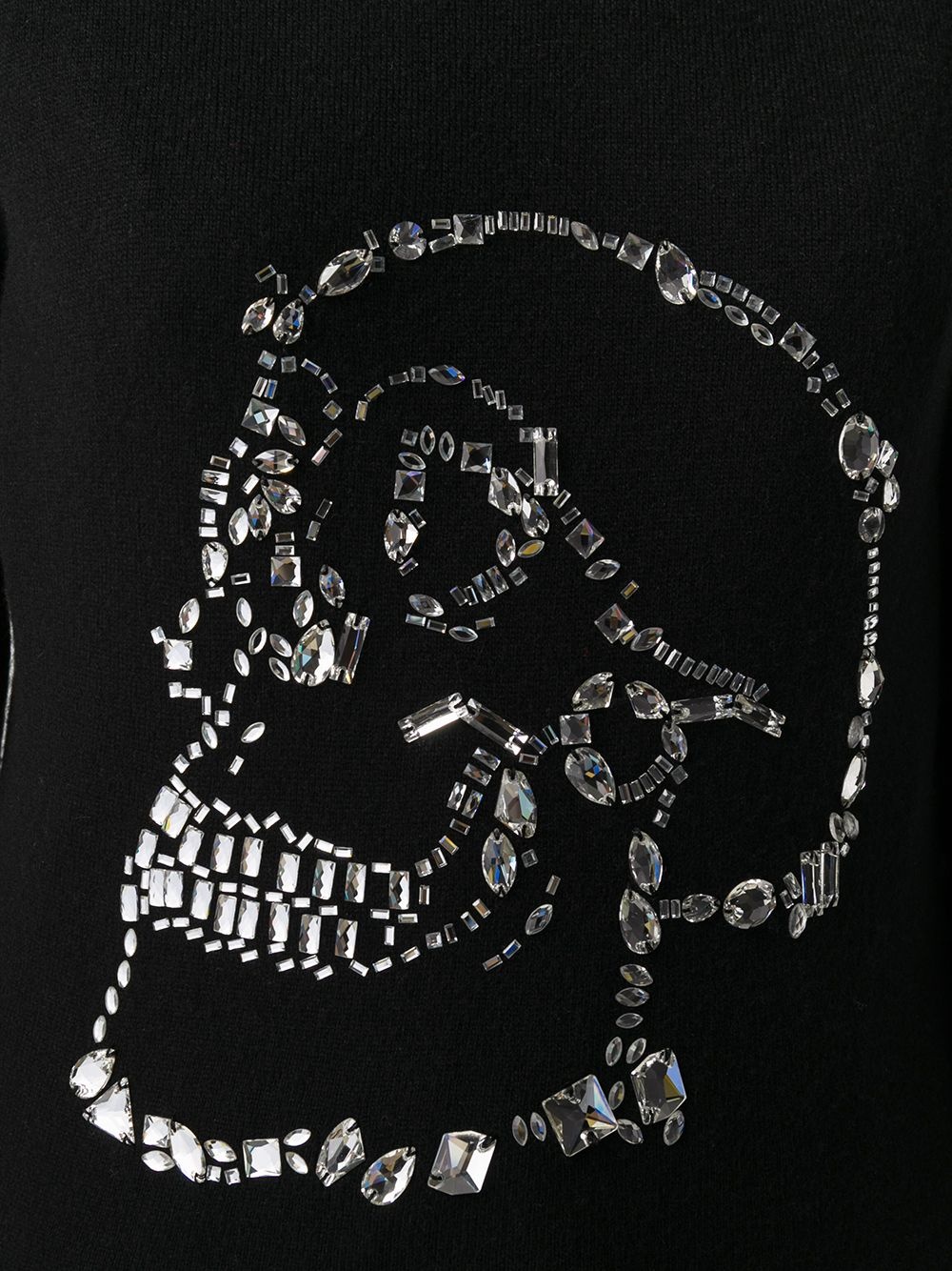 embellished skull jumper - 5