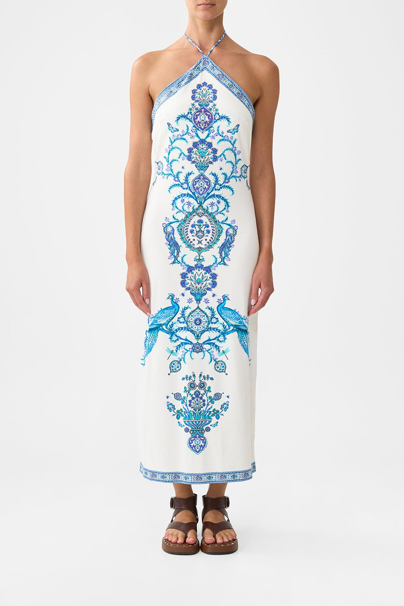 CAMILLA LONG JERSEY HALTER DRESS outlook