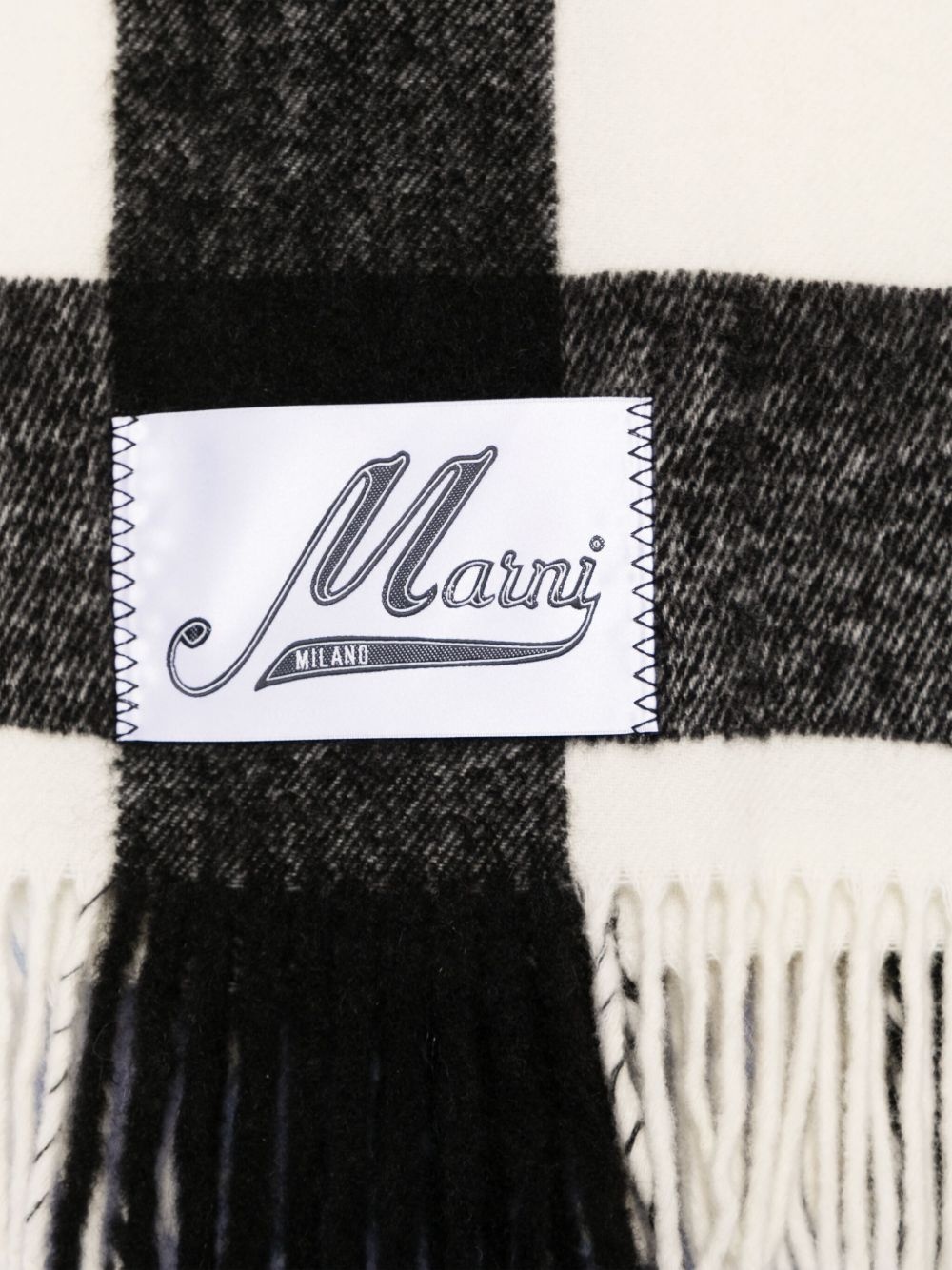 checked scarf - 2