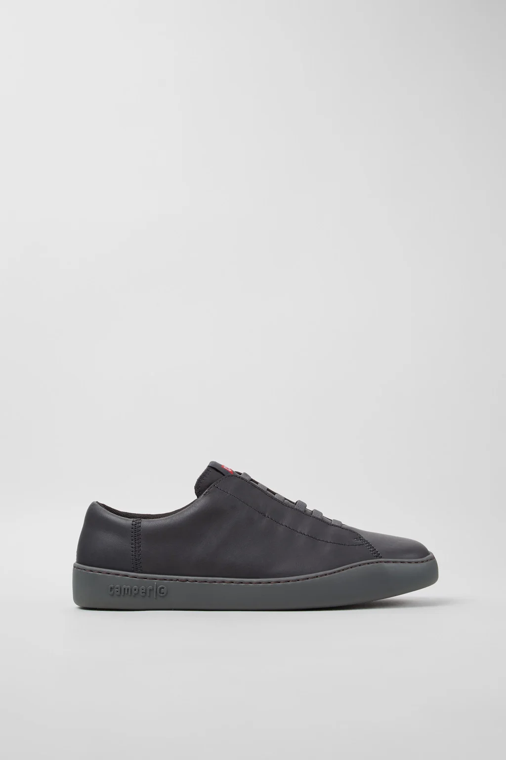 Peu Touring Gray Leather Sneakers for Men. - 1