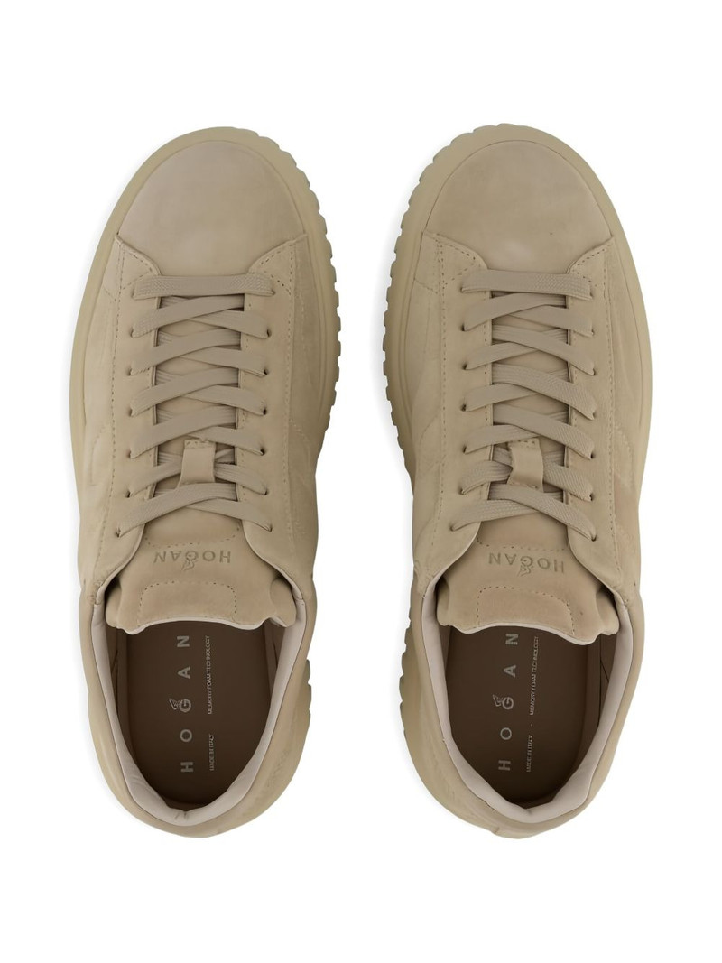 HOGAN suede platform trainers outlook