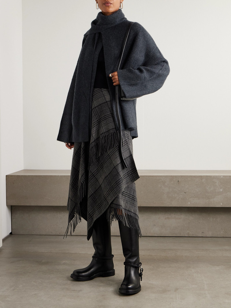 LE KASHA Spain Scarf-effect Organic Cashmere Cardigan outlook