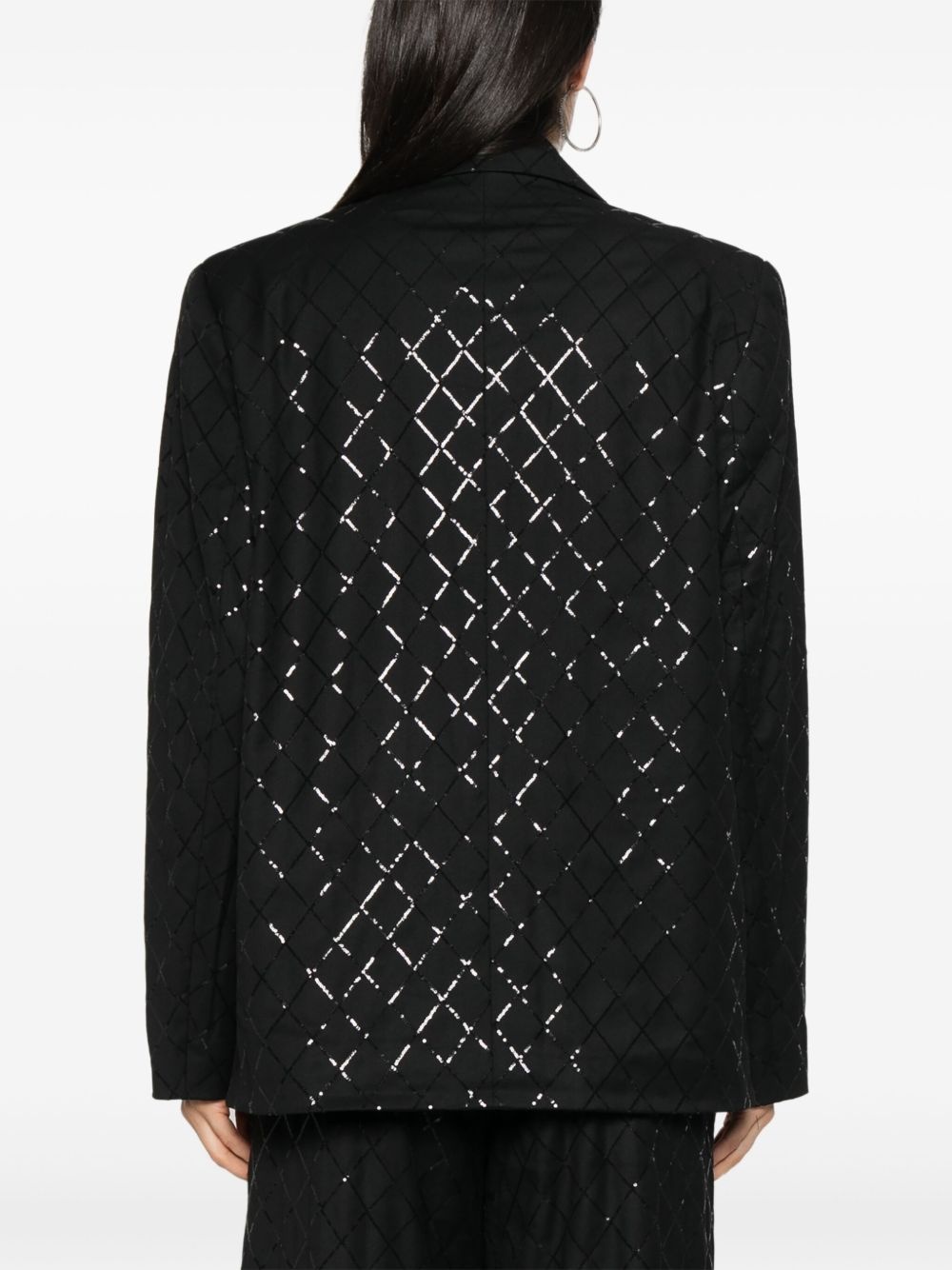sequinned blazer - 4