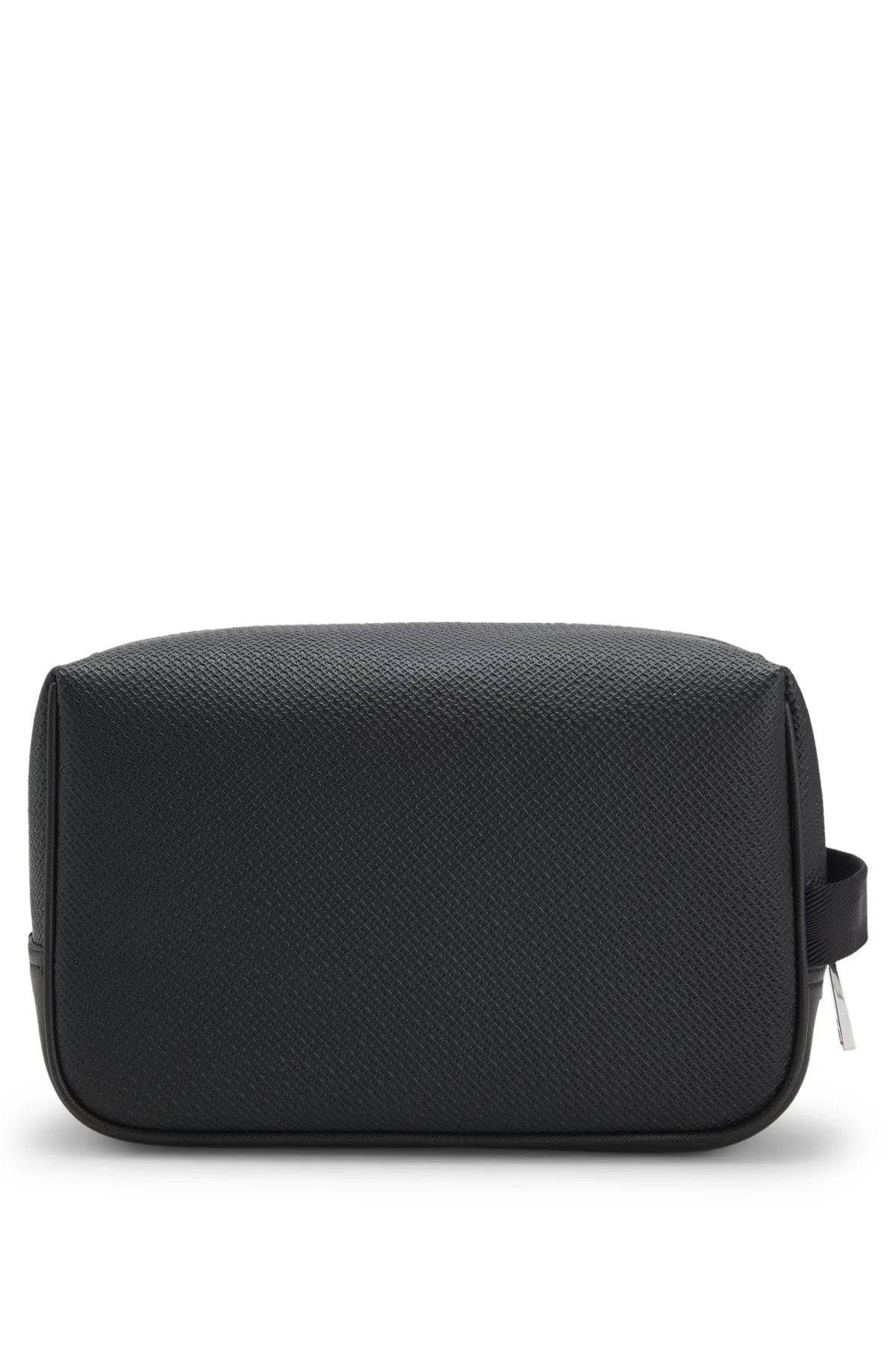 TOILETRY BAG IN SMOOTH NAPPA-LOOK FABRIC - 1