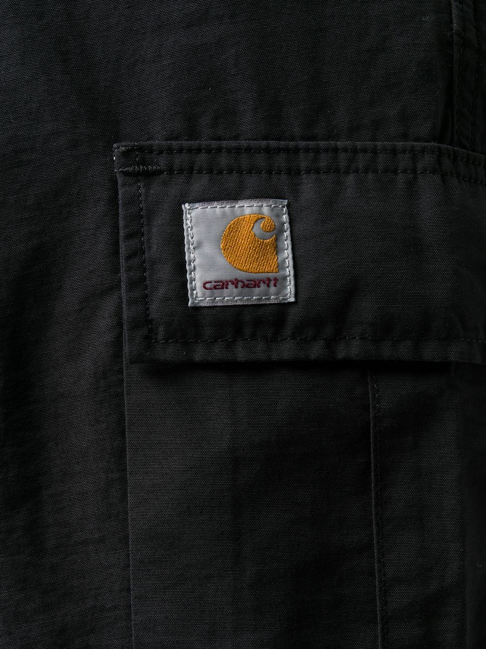 logo-patch cargo trousers - 5