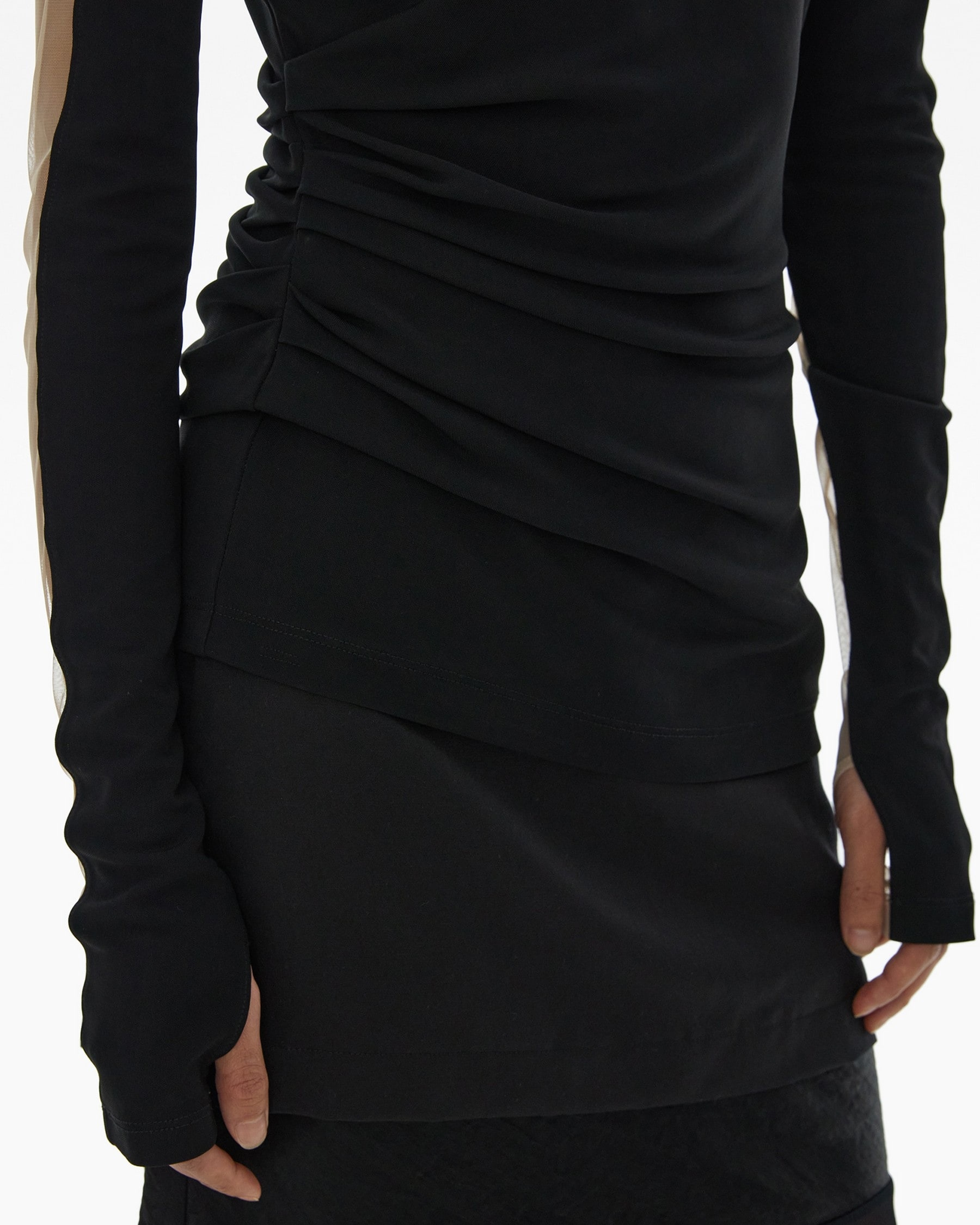 SHEER SLEEVE TOP - 6