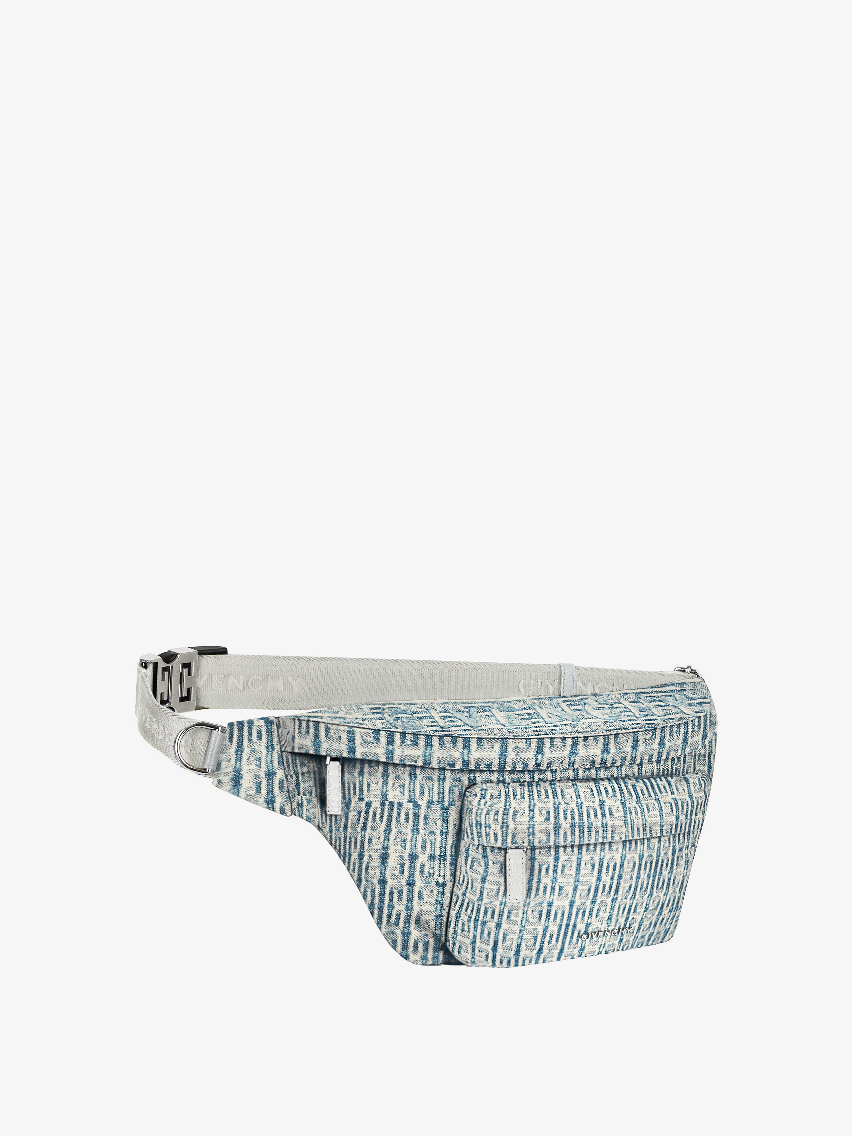 ESSENTIEL U BUM BAG IN 4G BLEACHED DENIM - 3
