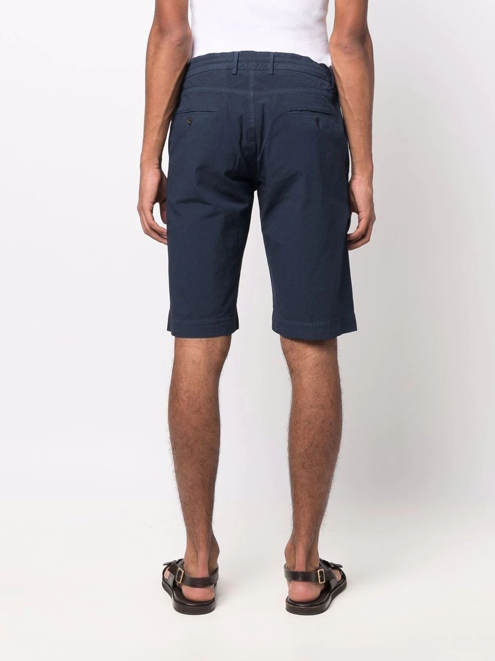 straight-leg chino shorts - 4