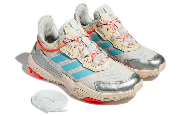 (WMNS) adidas Terrex Hyperblue 'Creamyellow Orange Gray' S42866 - 3