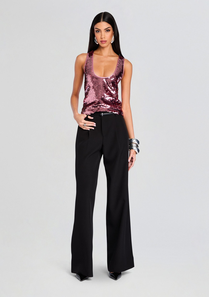 RETROFÊTE MANDY SEQUIN TOP outlook