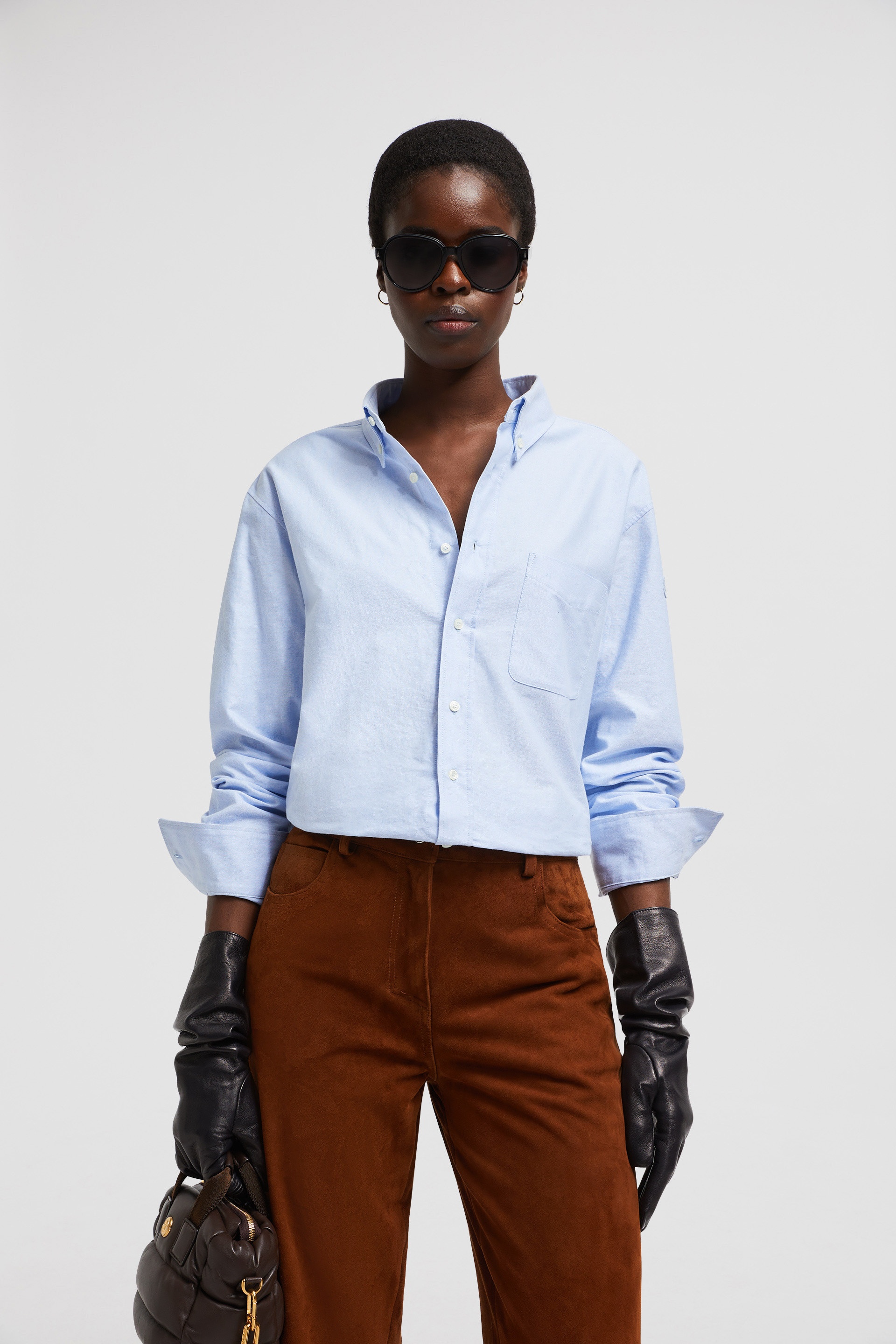 Long Sleeve Oxford Cotton Shirt - 2