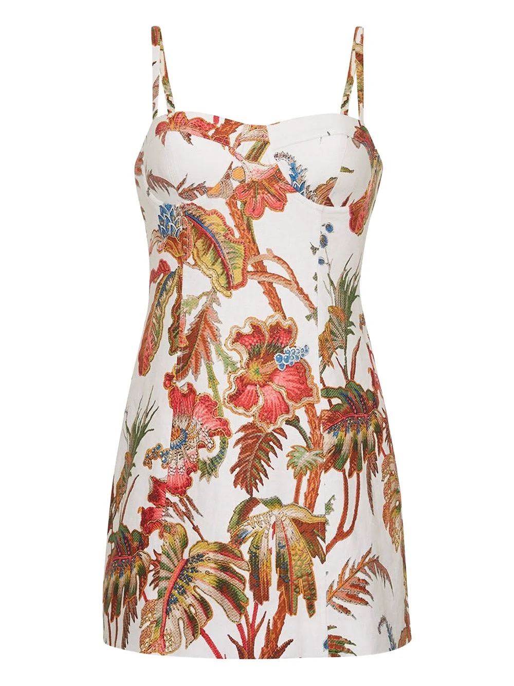 Claudine floral mini dress - 1