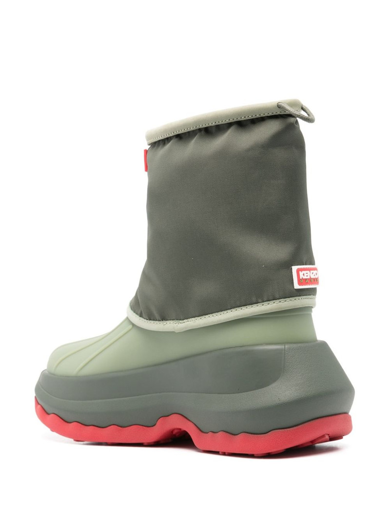 x Kenzo logo-patch boots 3