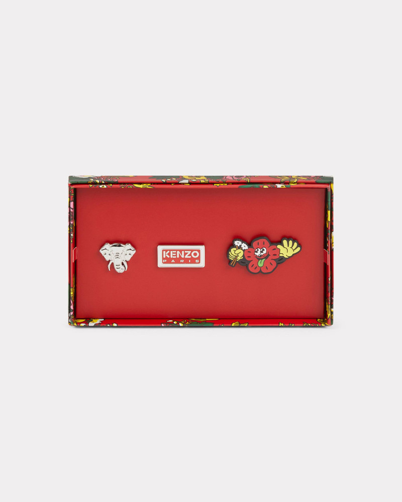 KENZO Set of 3 KENZO Stamp pins outlook