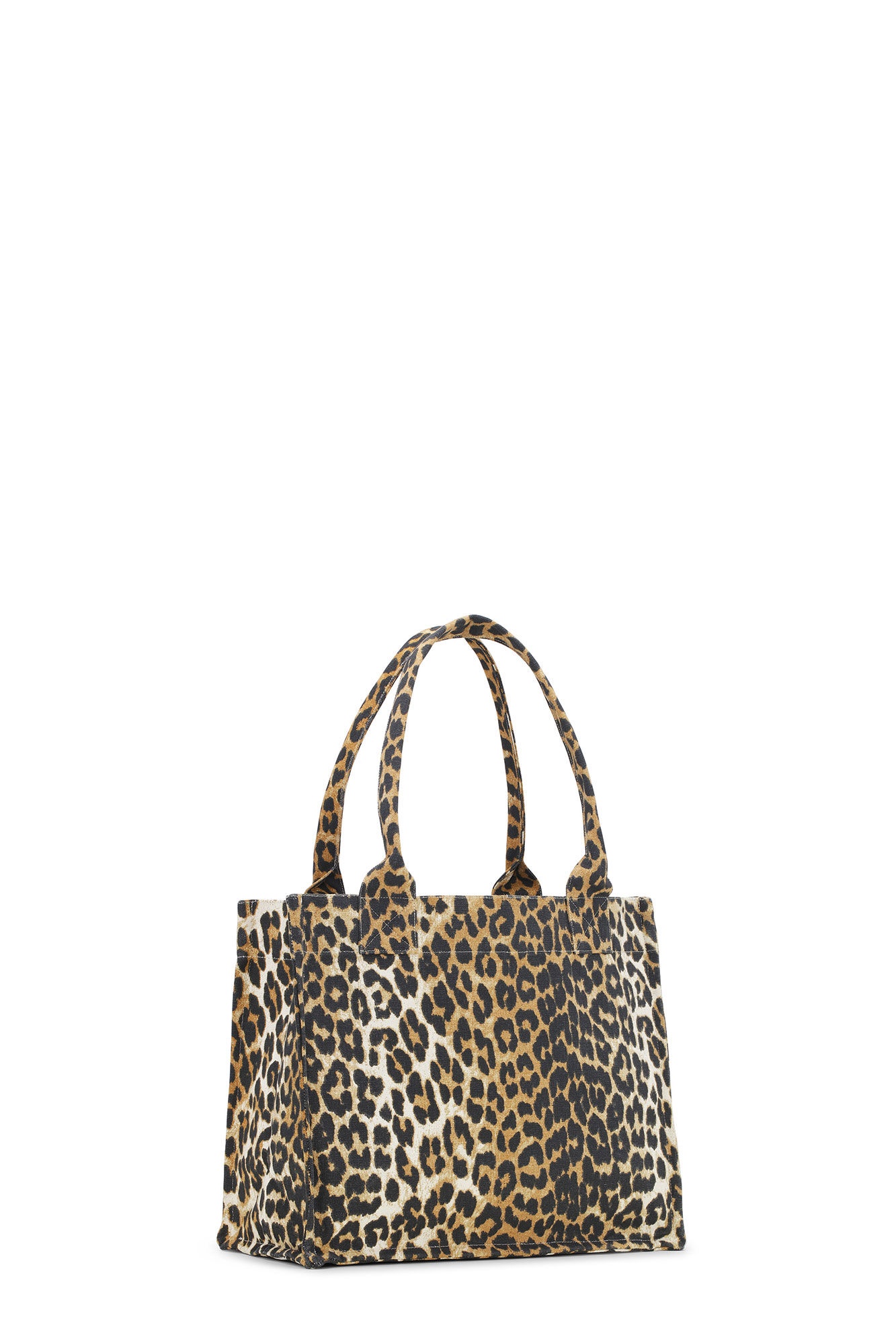 LEOPARD LARGE CANVAS TOTE BAG - 2