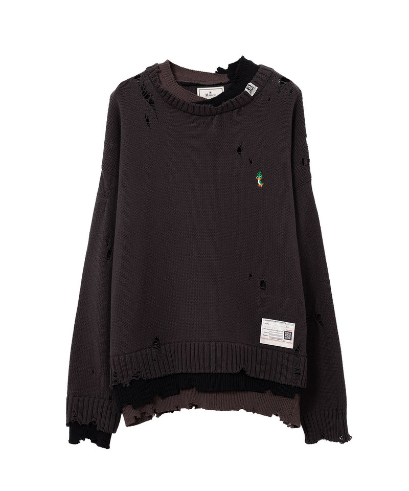 Triple Layered Knit Sweater 14
