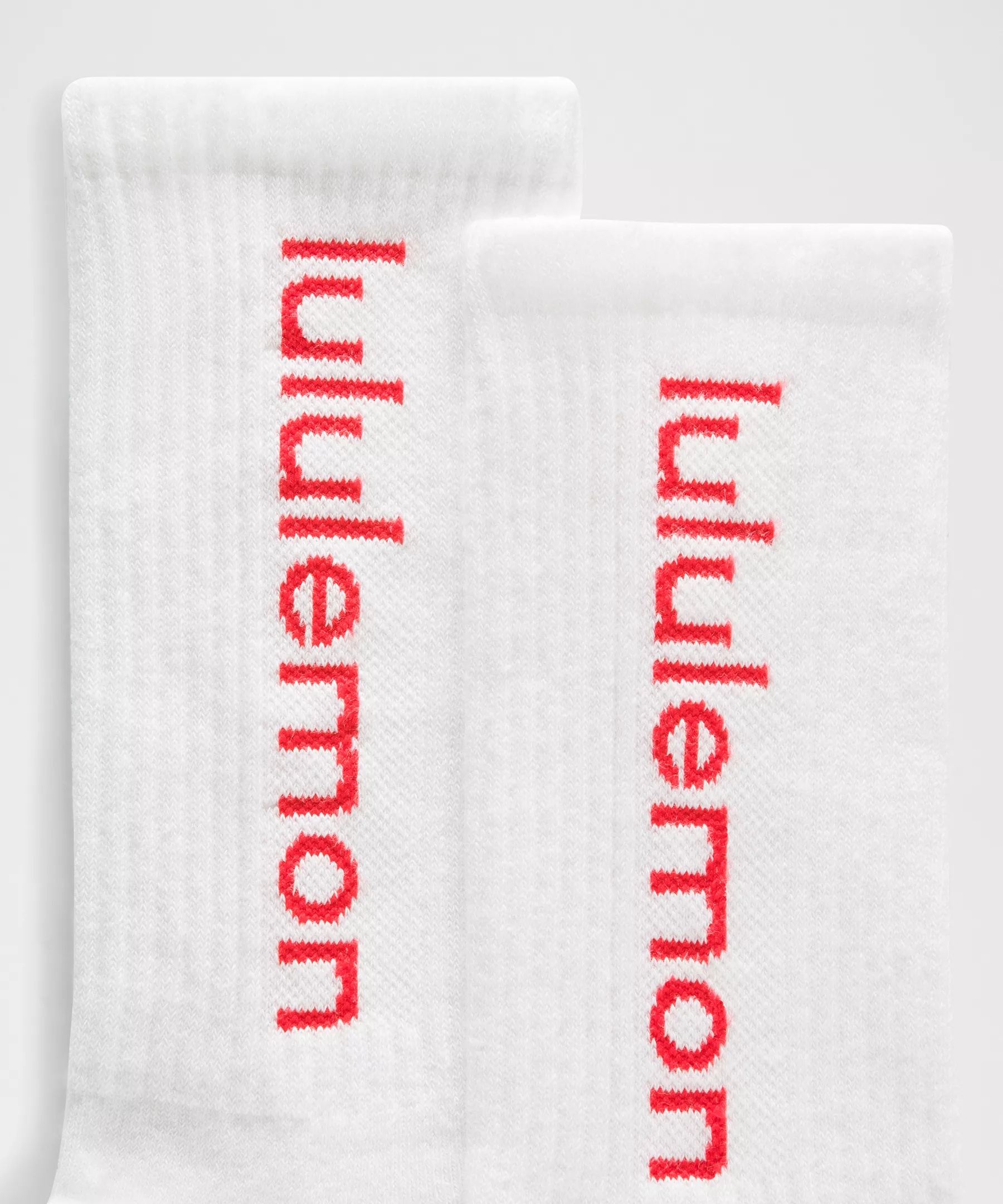 Unisex Daily Essential Crew Socks *Wordmark - 2