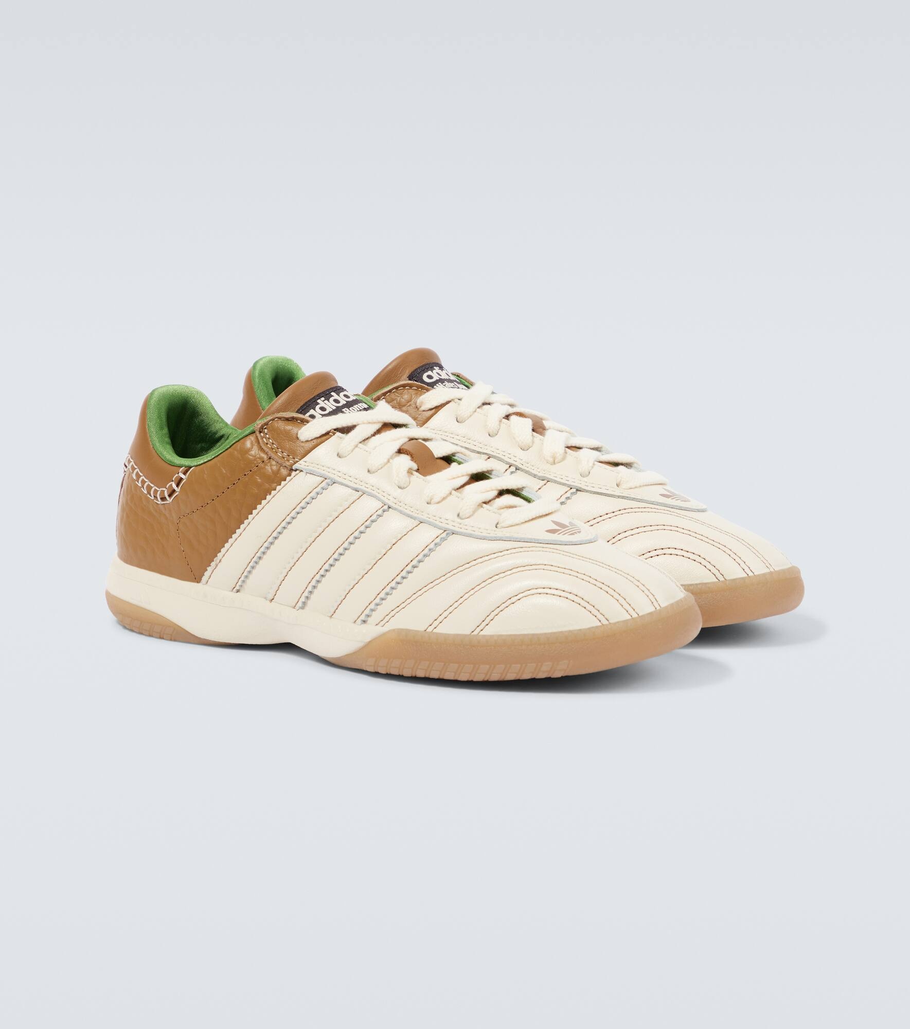x Wales Bonner Samba leather sneakers - 4