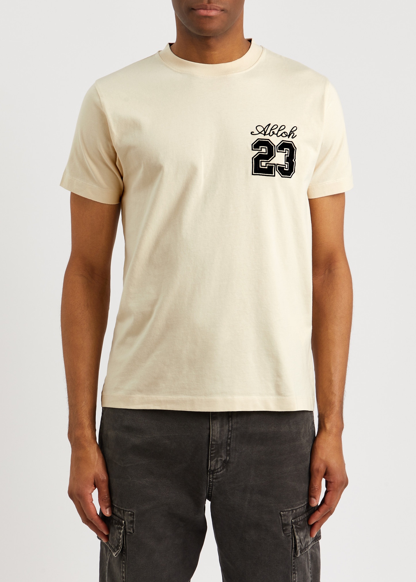 23 logo-embroidered cotton T-shirt - 2