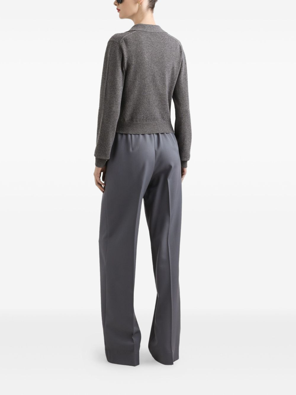 cashmere cropped top - 3
