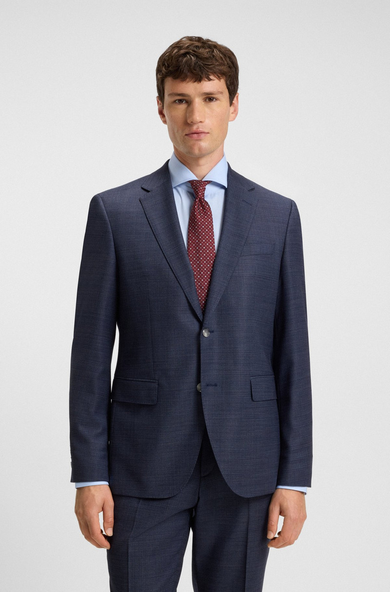 BOSS SILK-BLEND TIE WITH DOT MOTIF outlook