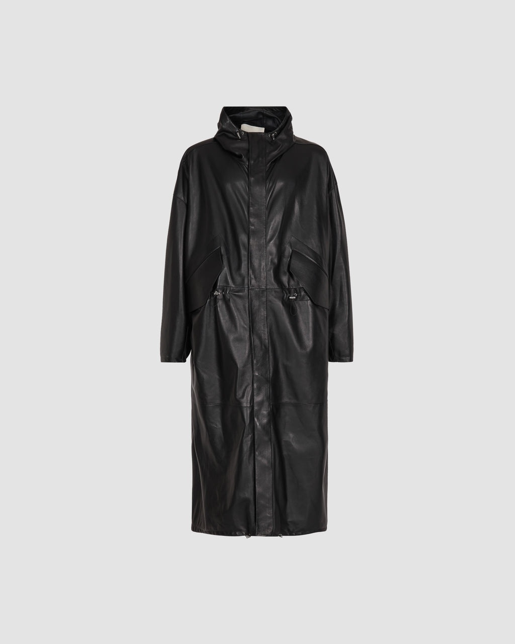 TECHNICAL LEATHER PARKA - 1