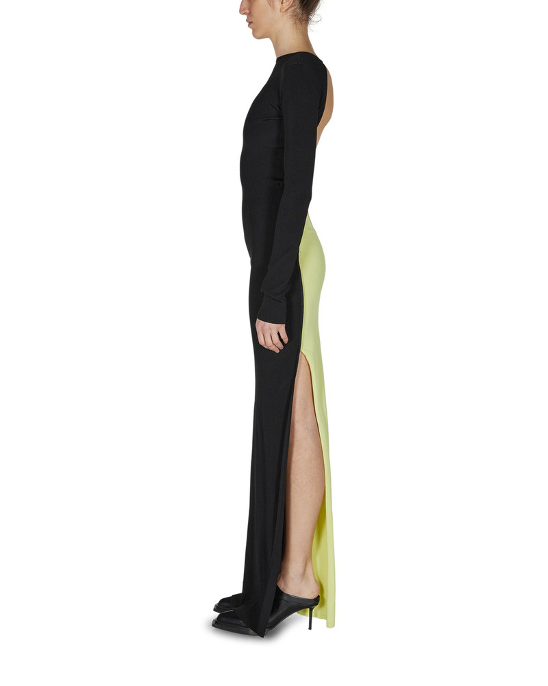 LONG KNIT CUTOUT DRESS 4
