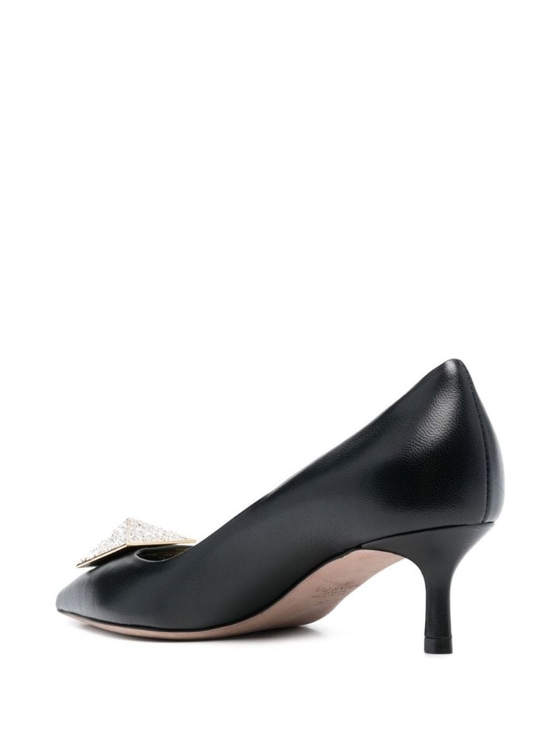 One Stud 40mm leather pumps - 3