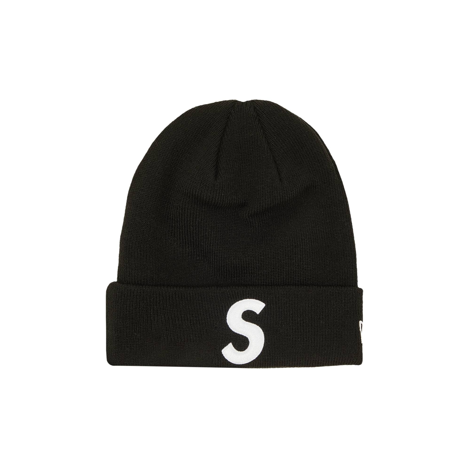 Supreme x New Era S Logo Beanie 'Black' - 1