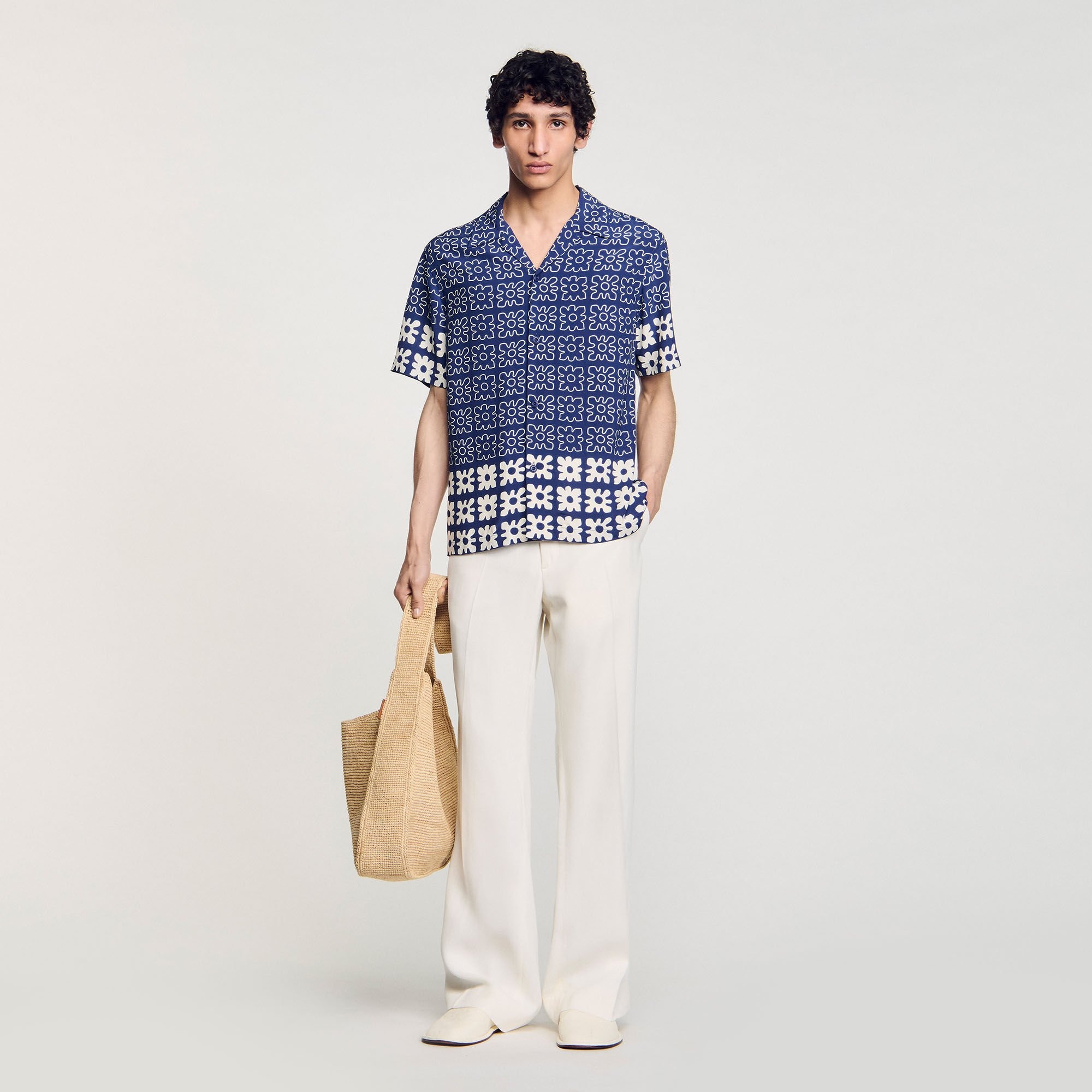 FLORAL MOTIF SHIRT - 1
