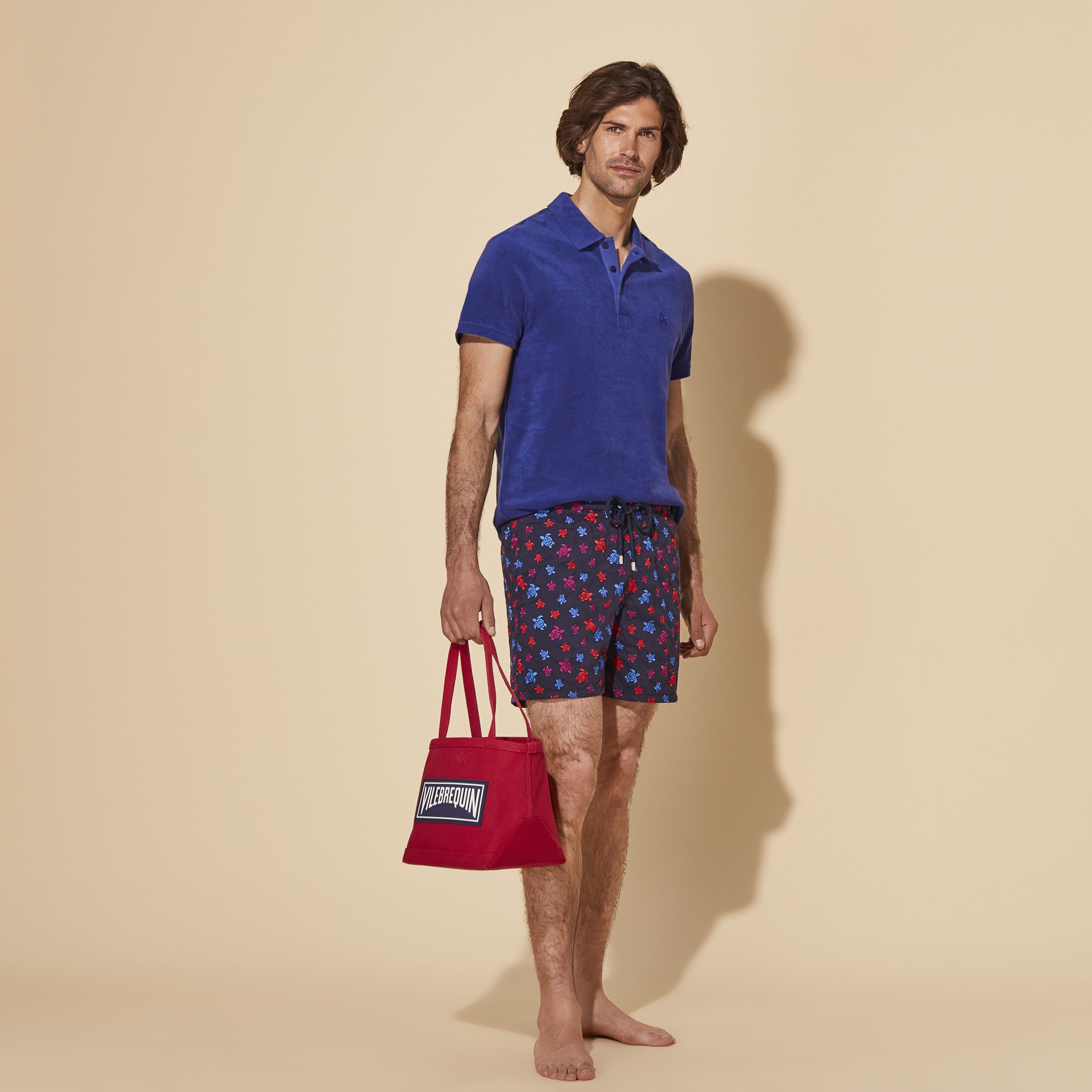 Men Swim Trunks Embroidered Ronde des Tortues - Limited Edition - 5