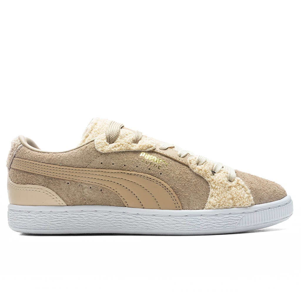 PUMA X JUNE AMBROSE HIGH COURT CUNNING SUEDE WOMEN'S SNEAKERS - KHAKI - 1