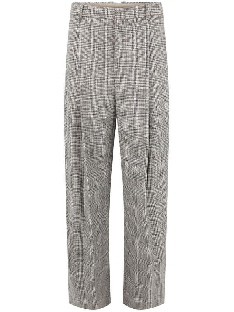 plaid-check trousers 1