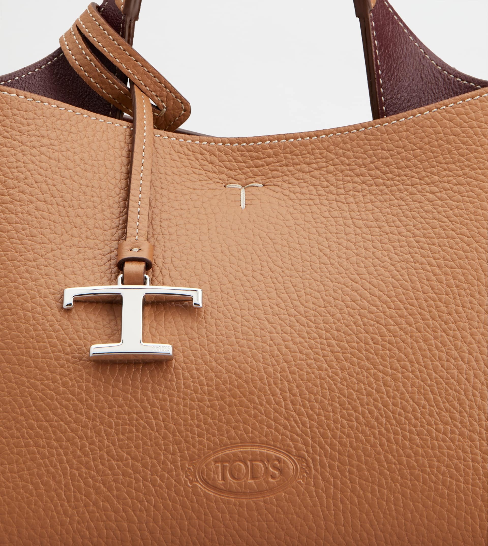 BAG IN LEATHER MICRO - BROWN - 4