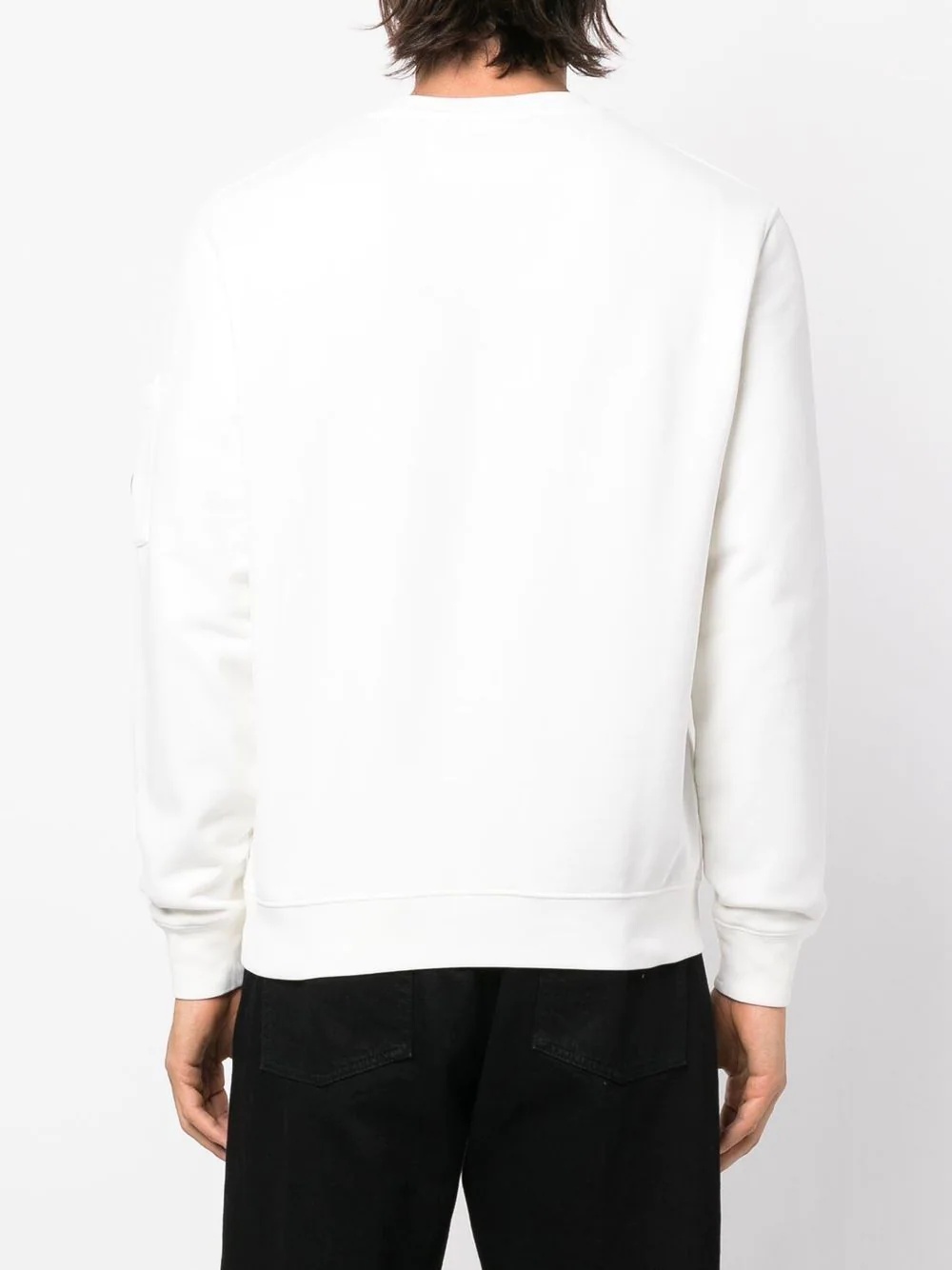 logo-patch long-sleeve sweatshirt - 4