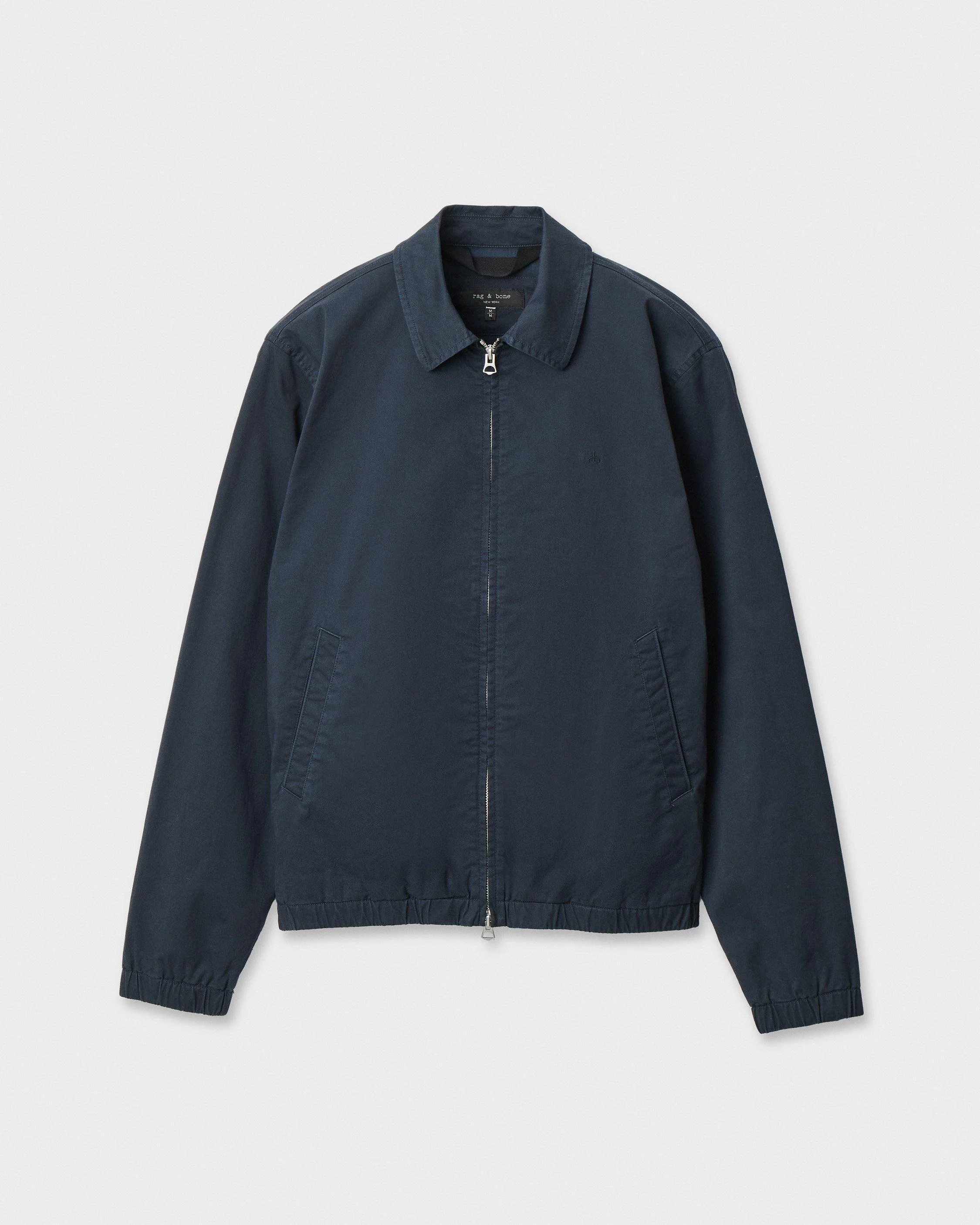 Harrington Stretch Cotton Twill Jacket - 1