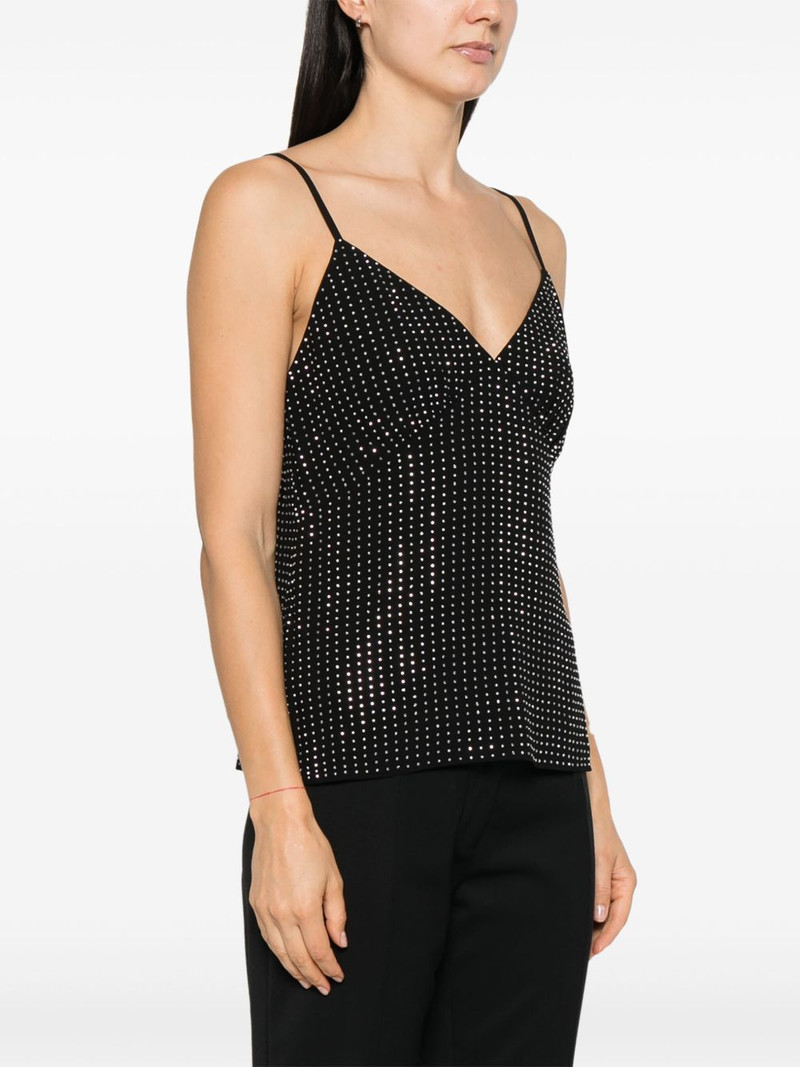 rhinestone-embellished georgette top 3