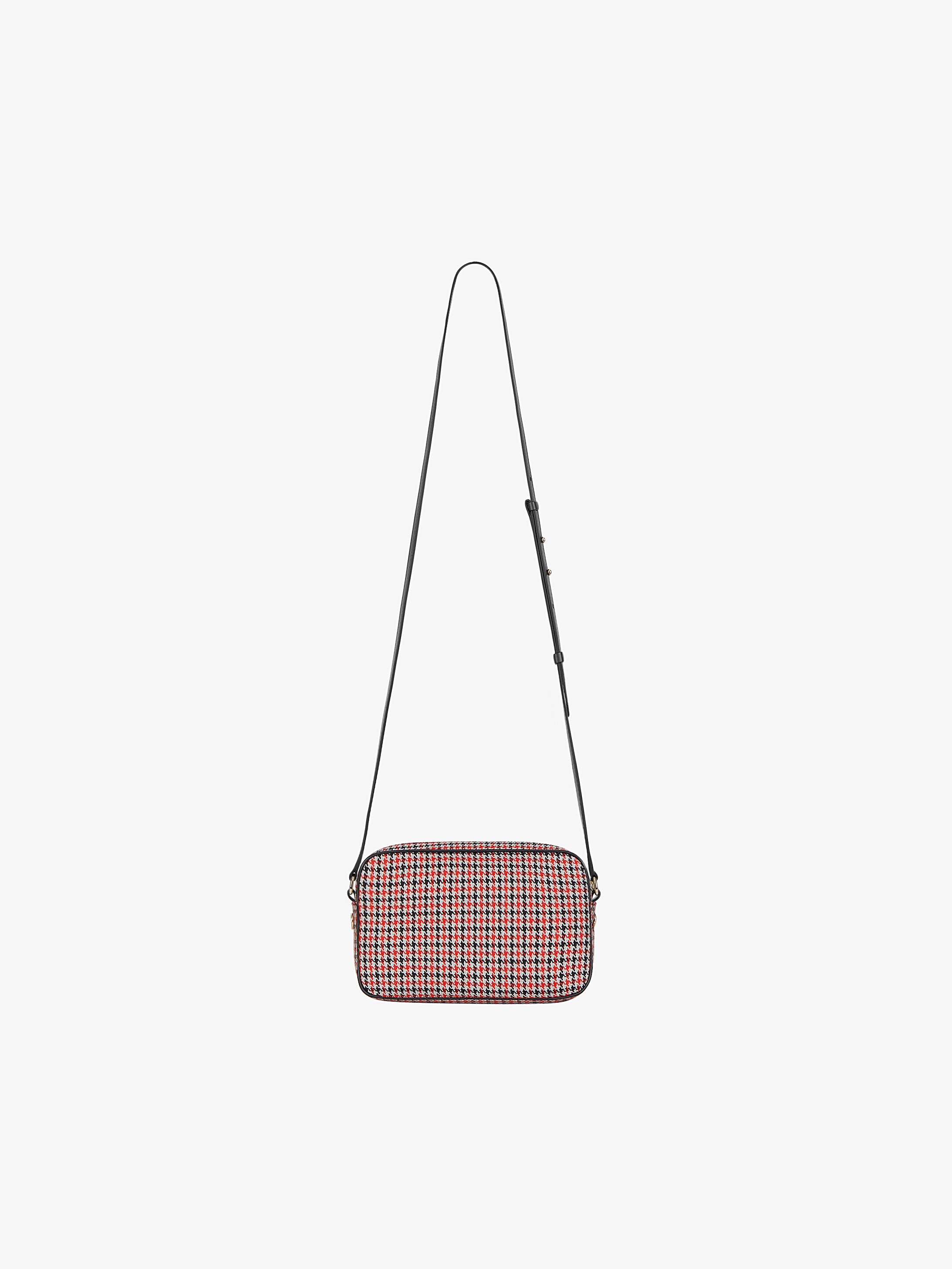 GIVENCHY Bond camera bag in houndstooth wool - 4