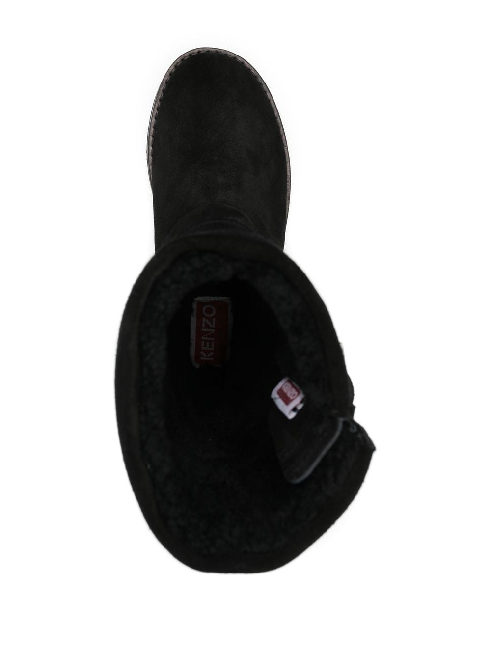 buckle-detail suede boots - 4